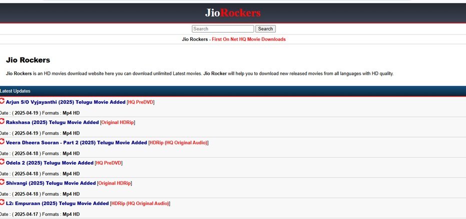 Jio Rockers 2024