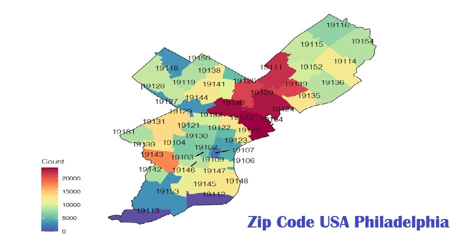 zip code USA Philadelphia